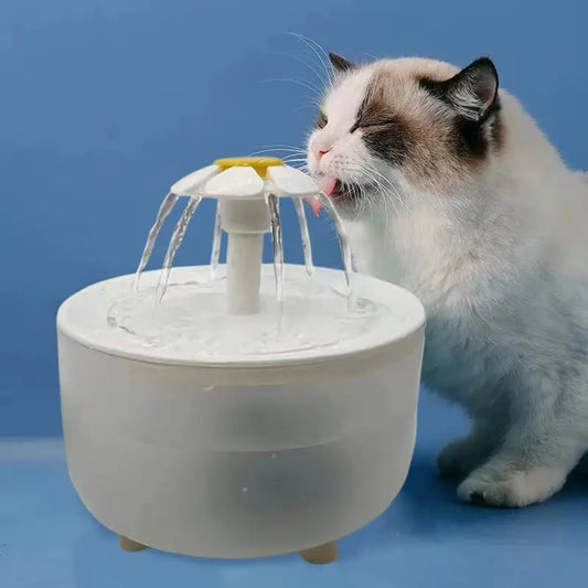 Pets Water Fountain - Dispenser with Filter USB powered  Bowl 1200mL